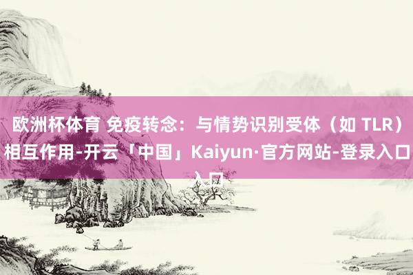 欧洲杯体育 免疫转念：与情势识别受体（如 TLR）相互作用-开云「中国」Kaiyun·官方网站-登录入口