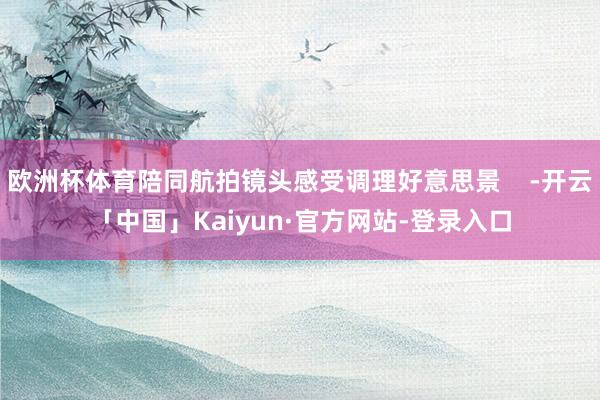 欧洲杯体育陪同航拍镜头感受调理好意思景    -开云「中国」Kaiyun·官方网站-登录入口
